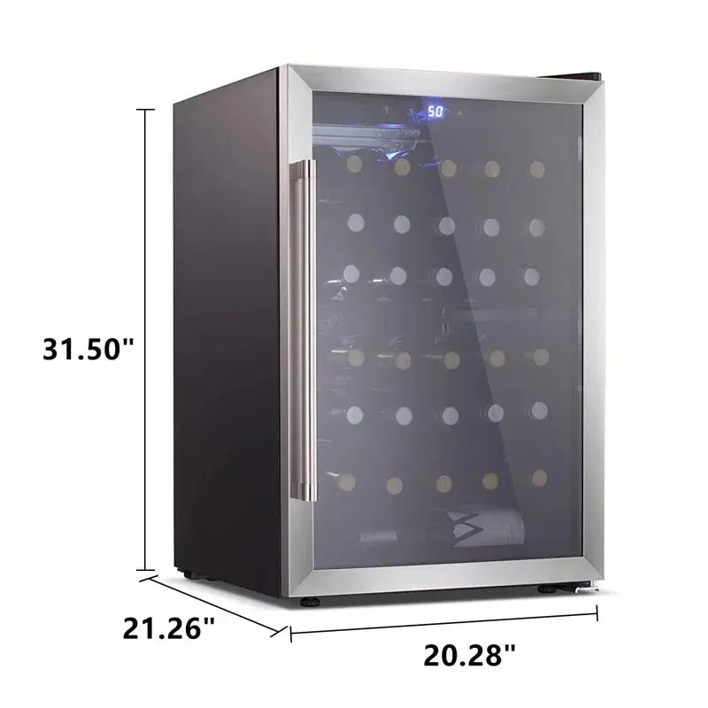 145 Cans or 37 Bottle Single Zone Freestanding Beverage Refrigerator & Wine Cooler | Fridge.com