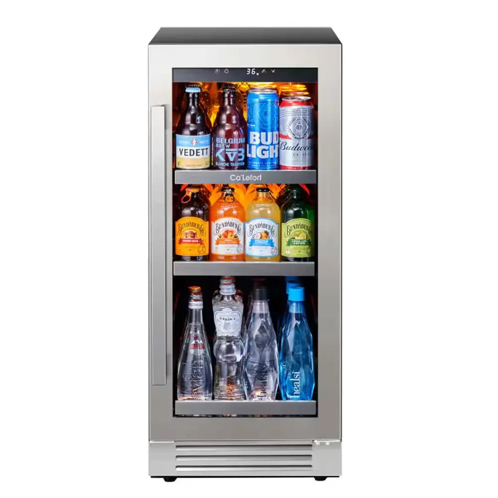 15 In. 100 (12 Oz.) Cans Beverage Cooler Refrigerator Soda Drink Mini Fridge Built-In or Freestanding Frost-Free | Fridge.com