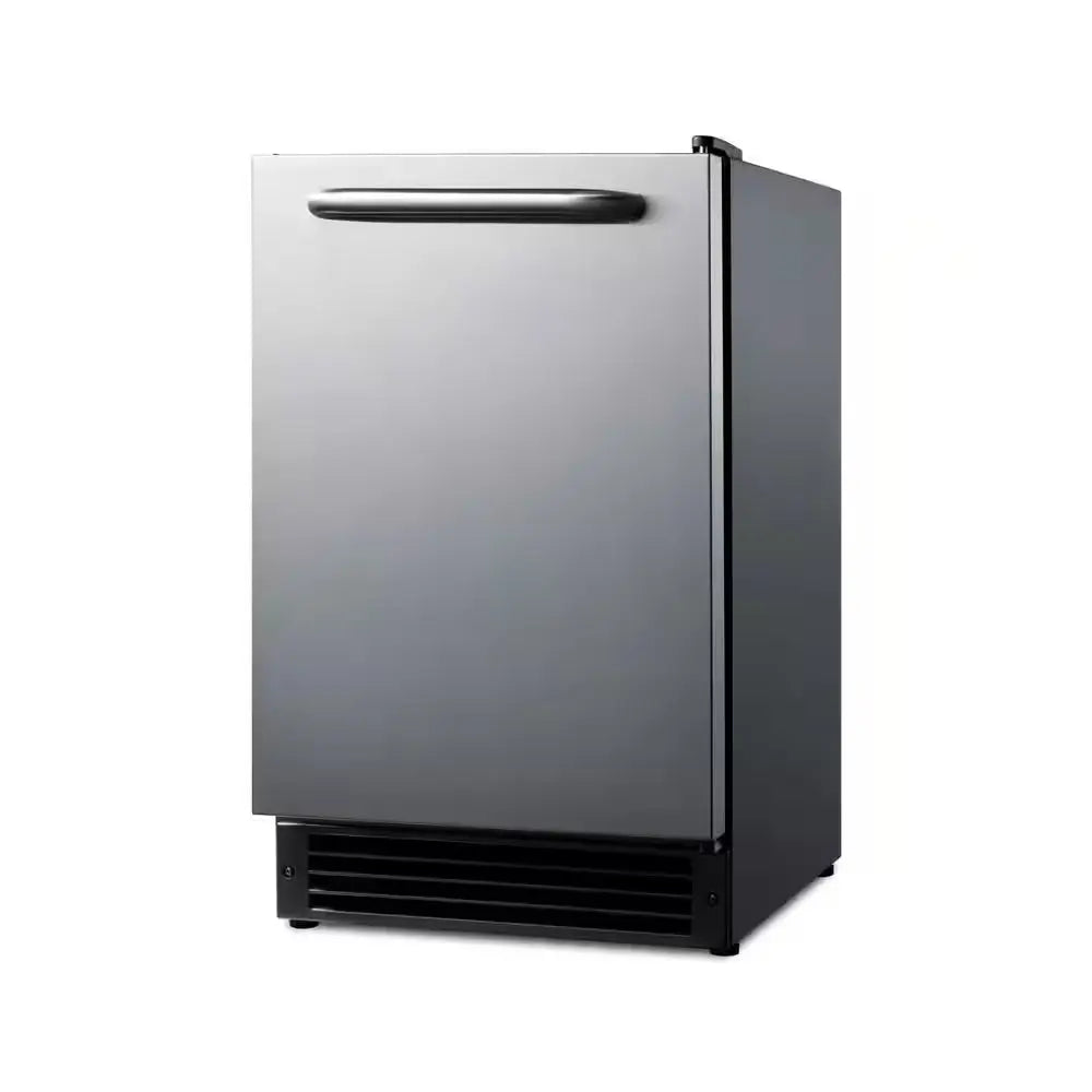 15 In. 15 Lbs. Built-In No-Drain Crescent Icemaker in Stainless Steel | Fridge.com