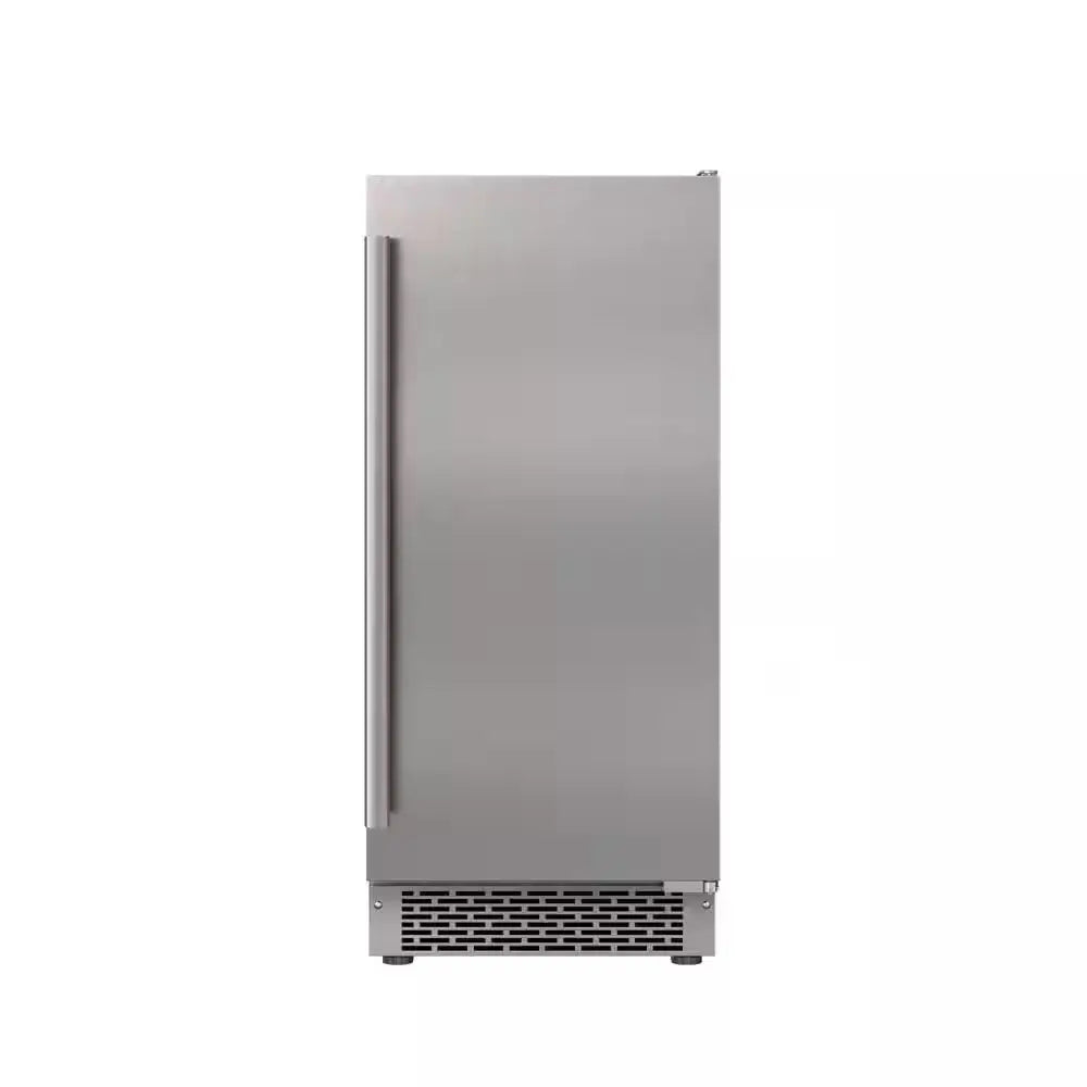 15 In. 26 Lb. Freestanding Ice Maker in Stainless Steel | Fridge.com