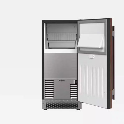 15 In. 26 Lb. Freestanding Ice Maker in Stainless Steel | Fridge.com