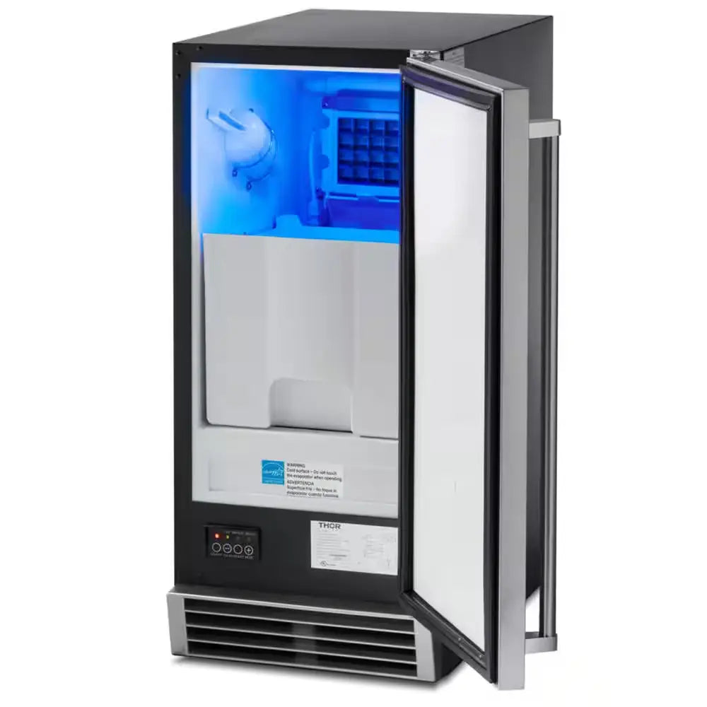 15 In. 50 Lbs. Built-In Ice Maker in Stainless Steel | Fridge.com