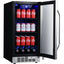 15 In. 80 (12 Oz.) Can Built-In Beverage Cooler with Blue LED Lighting | Fridge.com