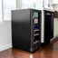 15 In. Dual Zone 13 Wine Bottles 48 Cans Beverage and Wine Cooler Refrigerator Fridge in Black Stainless Steel | Fridge.com