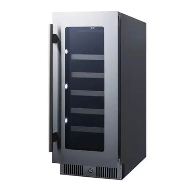 15 In. Single Zone 29-Bottle Built-In Free Standing Wine Cooler | Fridge.com