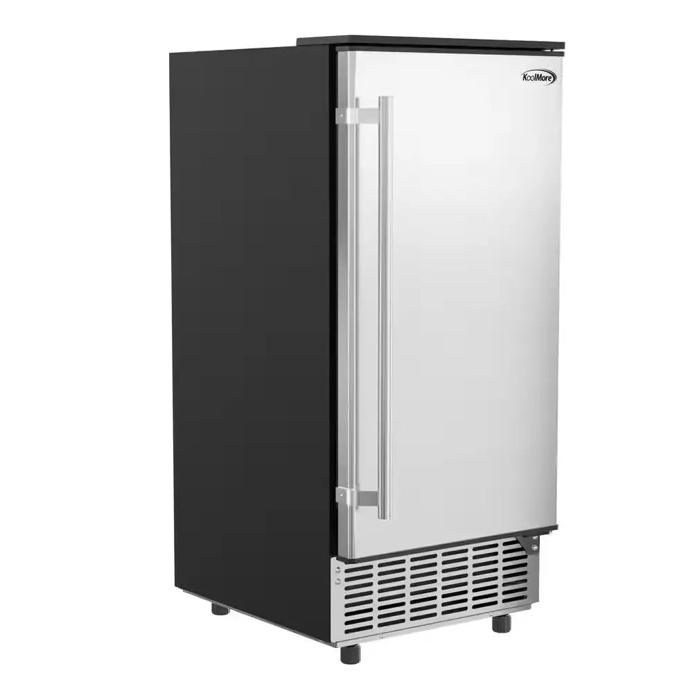 15 In. W 75 Lb. Freestanding Ice Maker in Stainless Steel | Fridge.com