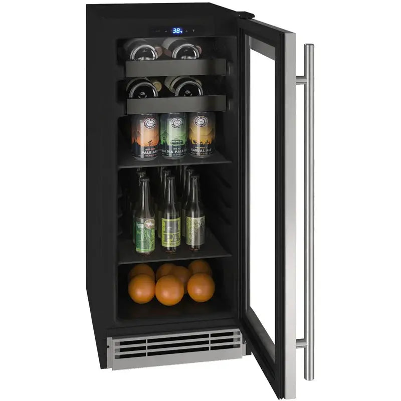 15-Inch 1-Class Beverage Center with Reversible Integrated Frame Door | Fridge.com