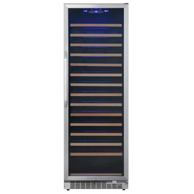 151 Bottle 24 In. Built-In Single Zone Wine Cooler | Fridge.com