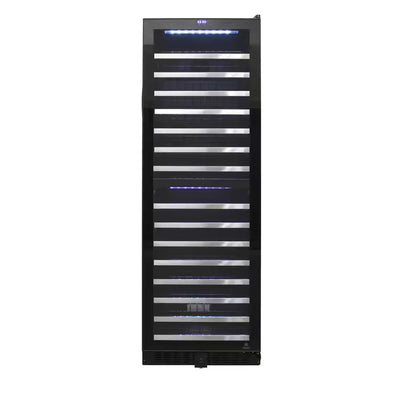 155 Bottle Dual-Zone Touch Screen Wine Cooler, CEC | Fridge.com