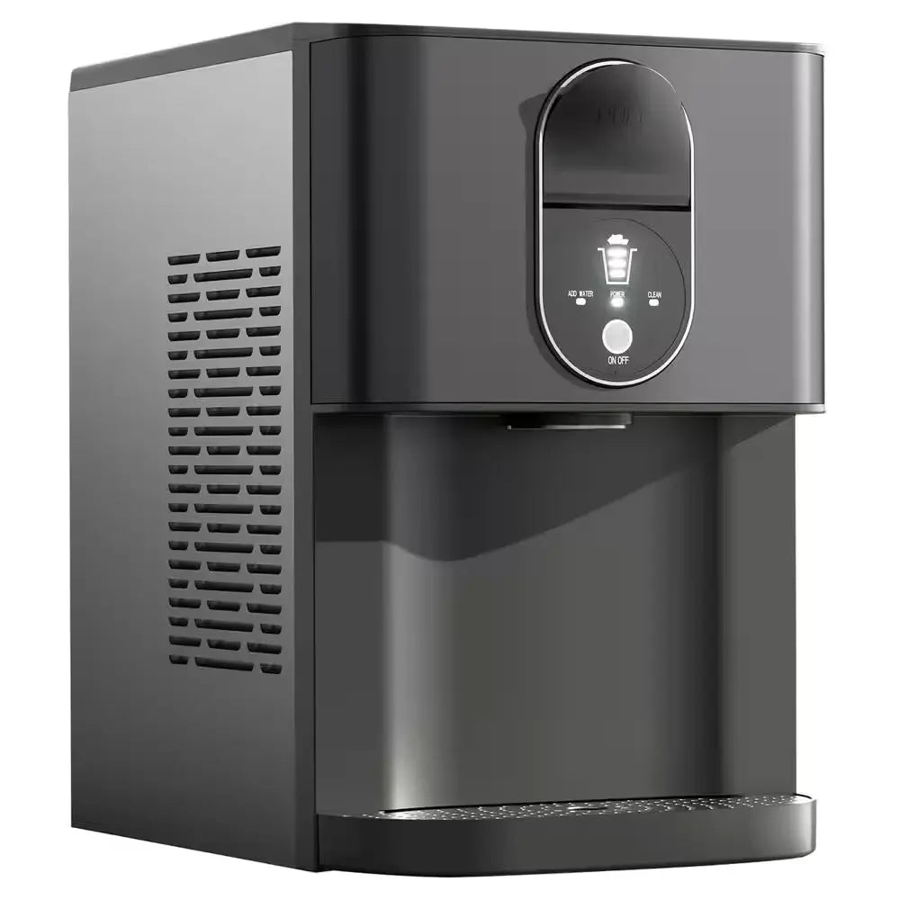 16.9 In. Ice Production per Day(44 Lb), 32 Lb. Portable Ice Maker in Black with Intelligent Panel and Nugget Maker. | Fridge.com