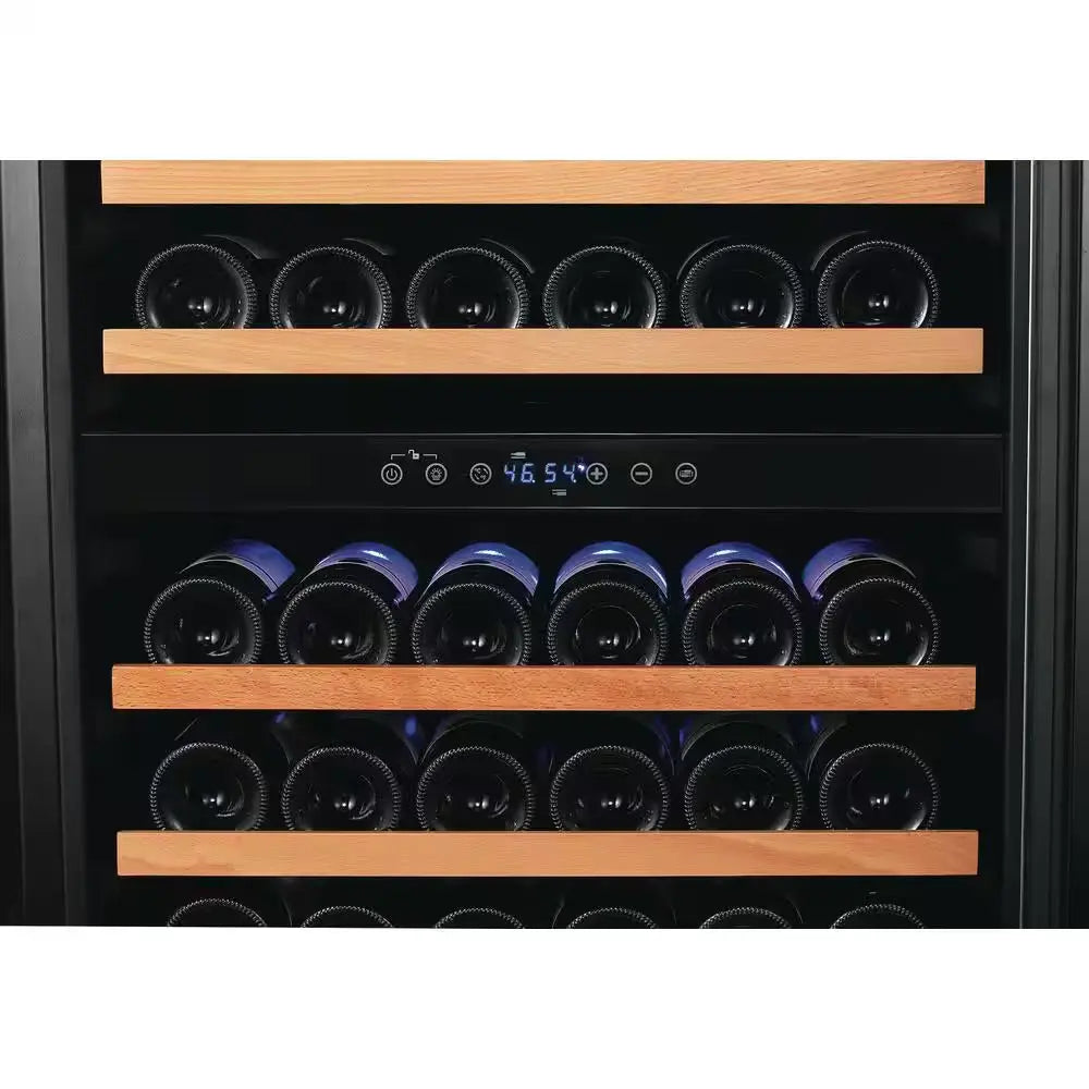 166-Bottle Dual Zone Built in Wine Cooler in Stainless | Fridge.com