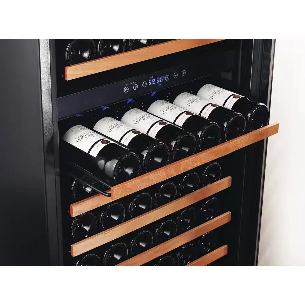 166-Bottle Dual Zone Built in Wine Cooler in Stainless | Fridge.com