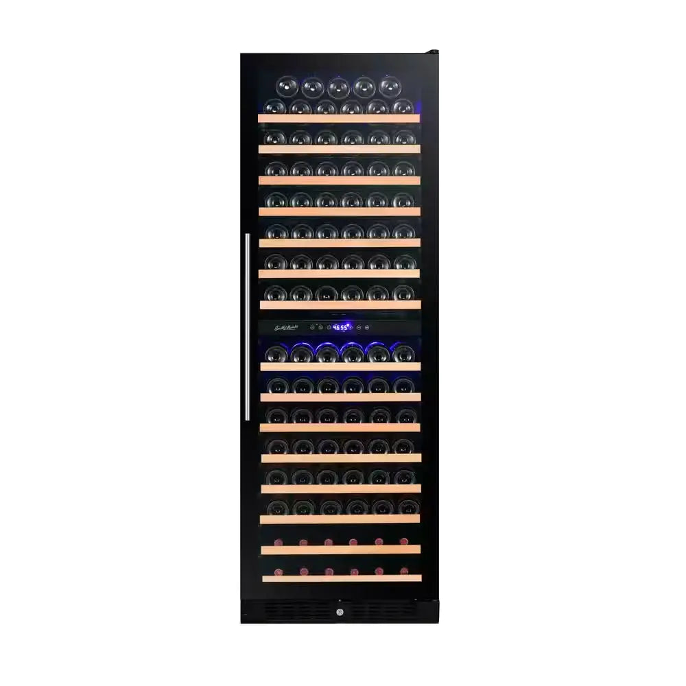 166-Bottle Dual Zone Built in Wine Cooler in Stainless | Fridge.com