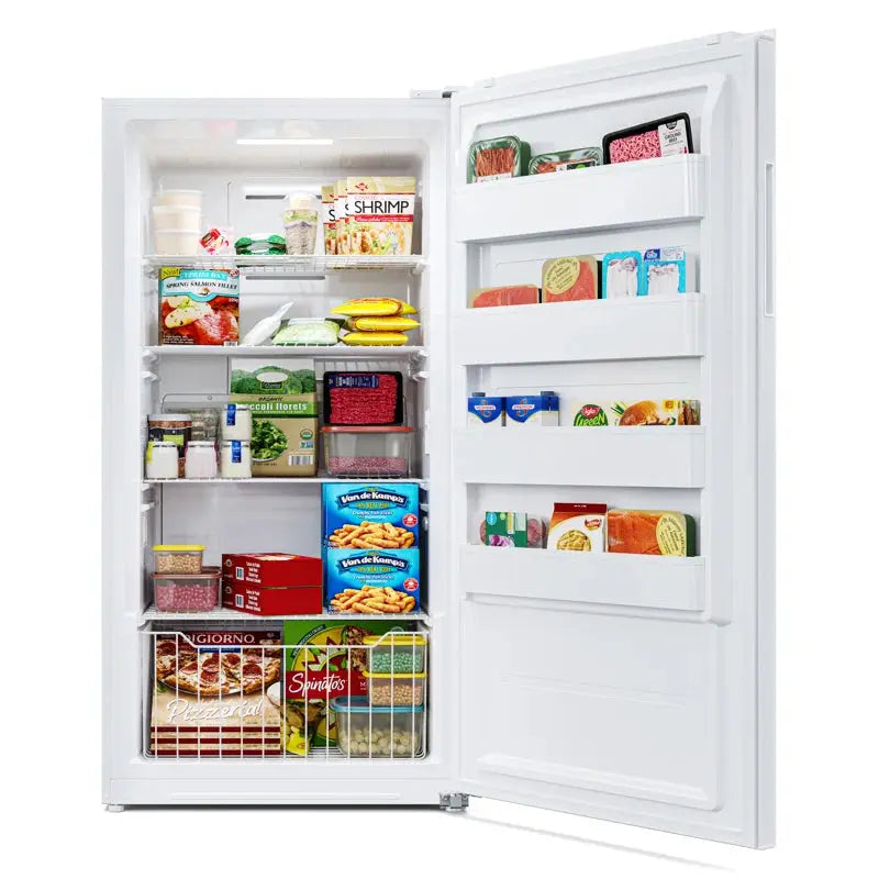 17 Cubic Feet Garage Ready Upright Freezer with Adjustable Temperature Controls and LED Light | Fridge.com