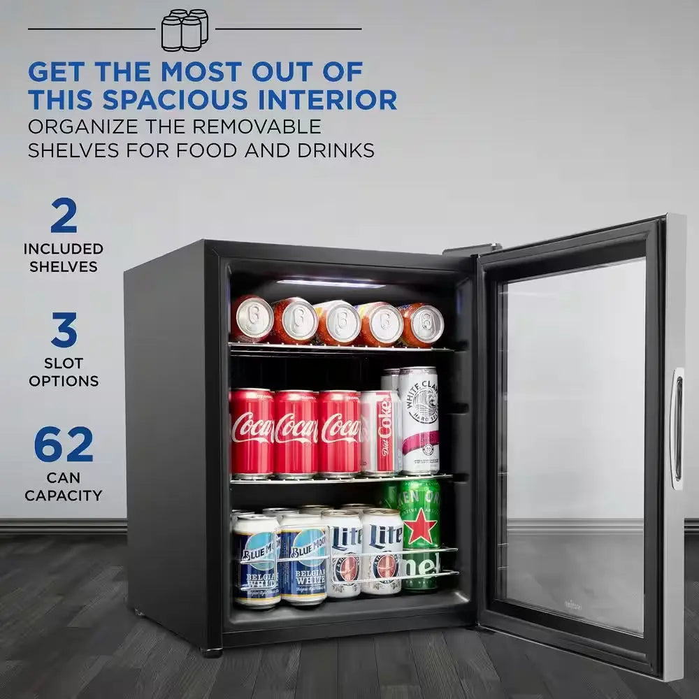 17 In. 62 Can Freestanding Beverage Refrigerator Ultra Cool Mini Drink Fridge | Fridge.com