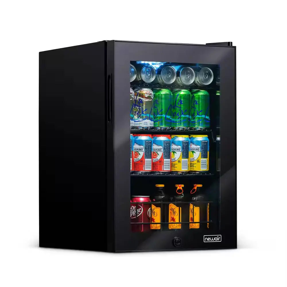 17 In. 90 (12 Oz.) Can Freestanding Beverage Cooler Fridge with Adjustable Shelves, Stainless Steel | Fridge.com