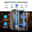 17 In. Wine Cooler 24-Bottle Freestanding Wine Cooler Fridge with Lock and Temperature Memory, Black | Fridge.com