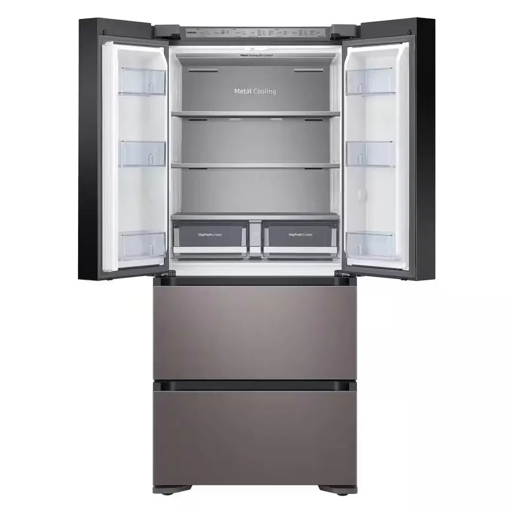 17.3 Cu. Ft. Smart Kimchi and Specialty 4-Door French Door Refrigerator in Platinum Bronze | Fridge.com