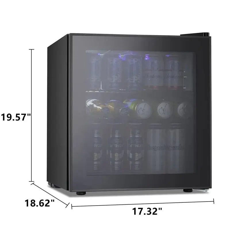 17.32" Width 60 Cans (12 Oz.) Freestanding Beverage Refrigerator Cooler with 17 Bottle Wine Storage | Fridge.com