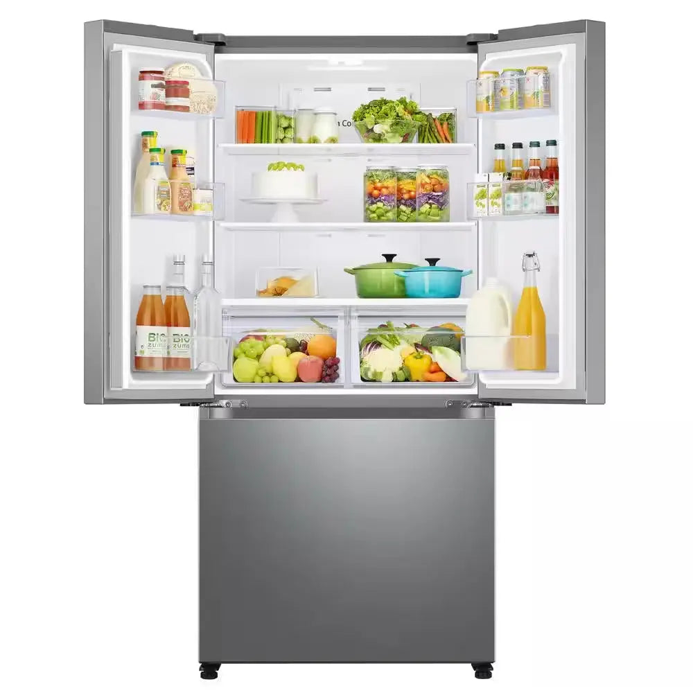 17.5 Cu. Ft. 3-Door French Door Smart Refrigerator in Stainless Steel, Counter Depth | Fridge.com