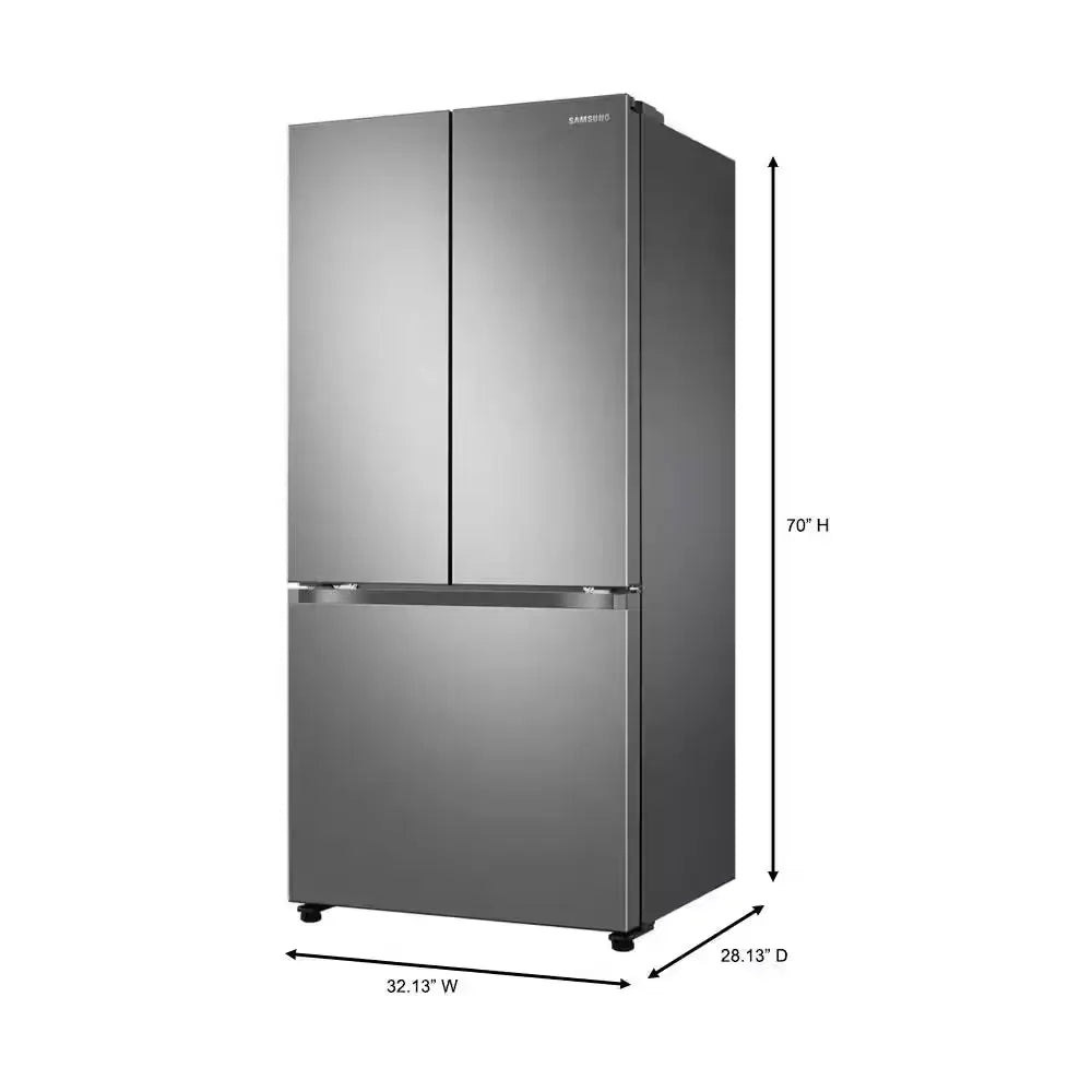 17.5 Cu. Ft. 3-Door French Door Smart Refrigerator in Stainless Steel, Counter Depth | Fridge.com