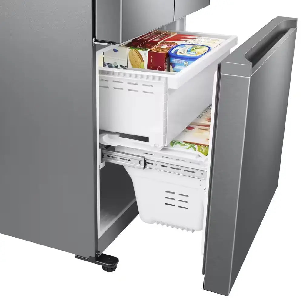 17.5 Cu. Ft. 3-Door French Door Smart Refrigerator in Stainless Steel, Counter Depth | Fridge.com