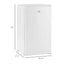 17.5 In. 3.2 Cu. Ft Mini Refrigerator with Freezer in White Reversible Door Adjustable Shelf and Thermostat | Fridge.com