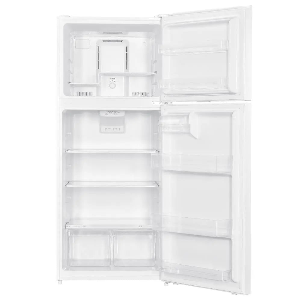 17.6 Cu. Ft. Apartment Refrigerator - Top Mount Freezer, White | Impecca | Fridge.com
