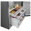 17.7 Cu. Ft. Bottom Freezer Refrigerator in Fingerprint Resistant Stainless Steel, Counter Depth | Fridge.com