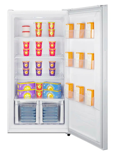 17.9 Cubic Feet Frost-Free Upright Freezer with Adjustable Temperature Controls and LED Light | Fridge.com