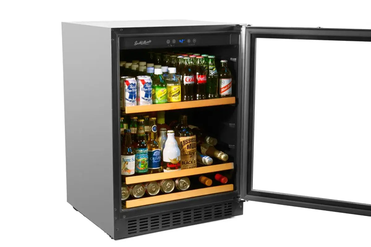 178 Can (12 Oz) 24" Convertible Beverage Refrigerator with Wine Storage | Fridge.com