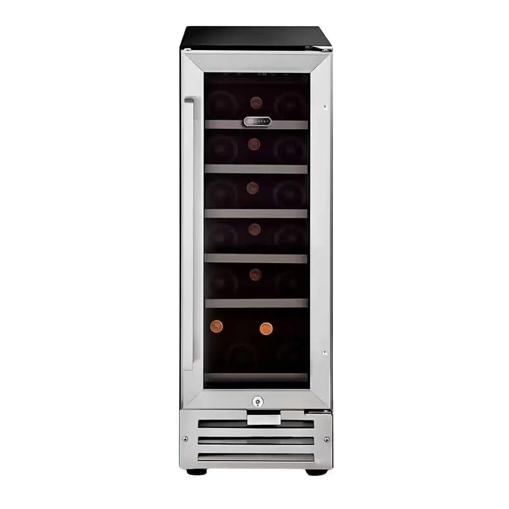 18-Bottle Built-In Wine Refrigerator in Stainless Steel | Fridge.com