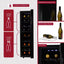 18 Bottle Slim Dual Zone Wine Cooler, Black, 1.9 Cu. Ft. (53L) Freestanding Wine Fridge | Fridge.com