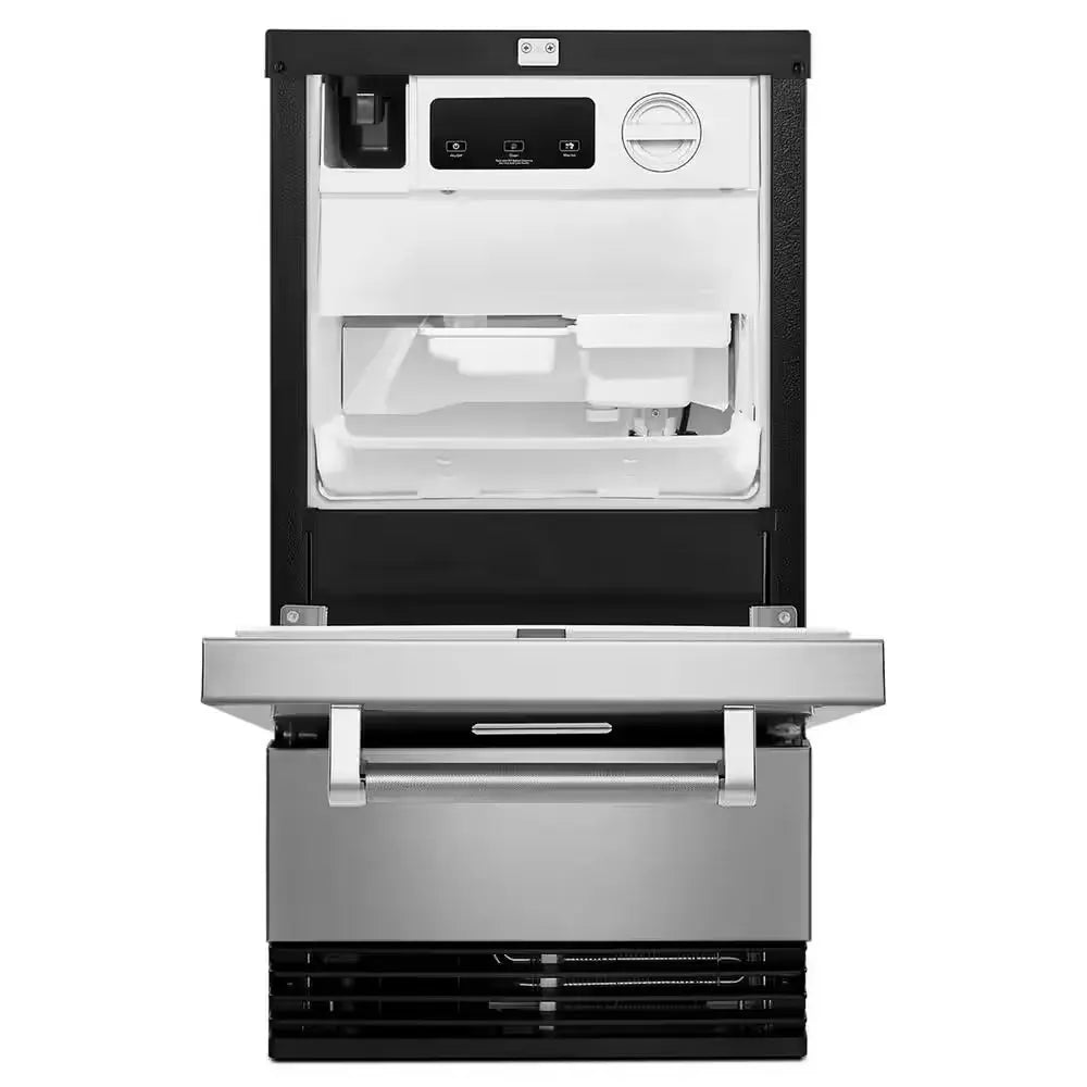 18 In. 50 Lb. Built-In Ice Maker in Printshield Stainless Steel | Fridge.com