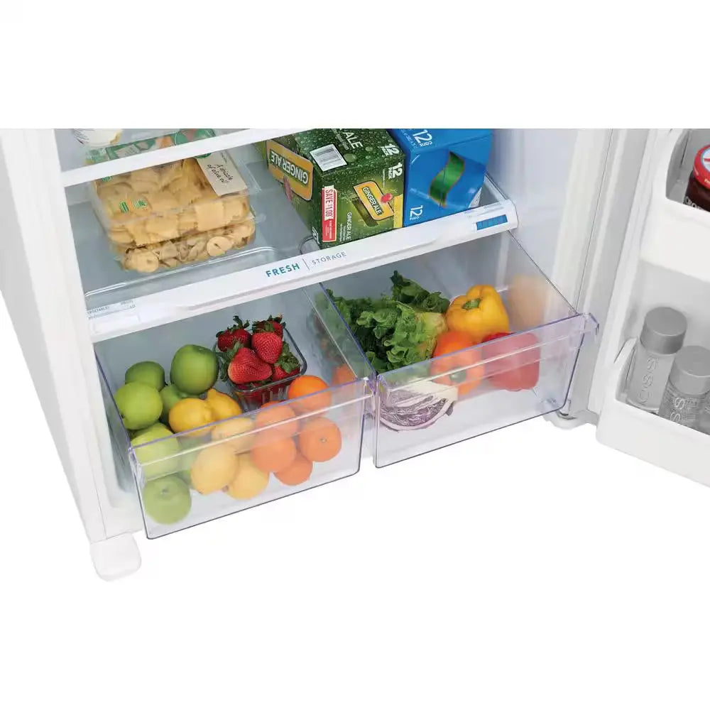 18.3 Cu. Ft. Top Freezer Refrigerator in White, ENERGY STAR | Fridge.com