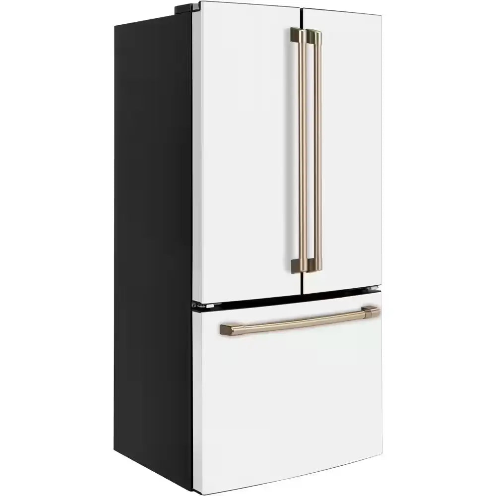 18.6 Cu. Ft. French Door Refrigerator in Matte White, Fingerprint Resistant, Counter Depth and ENERGY STAR | Fridge.com