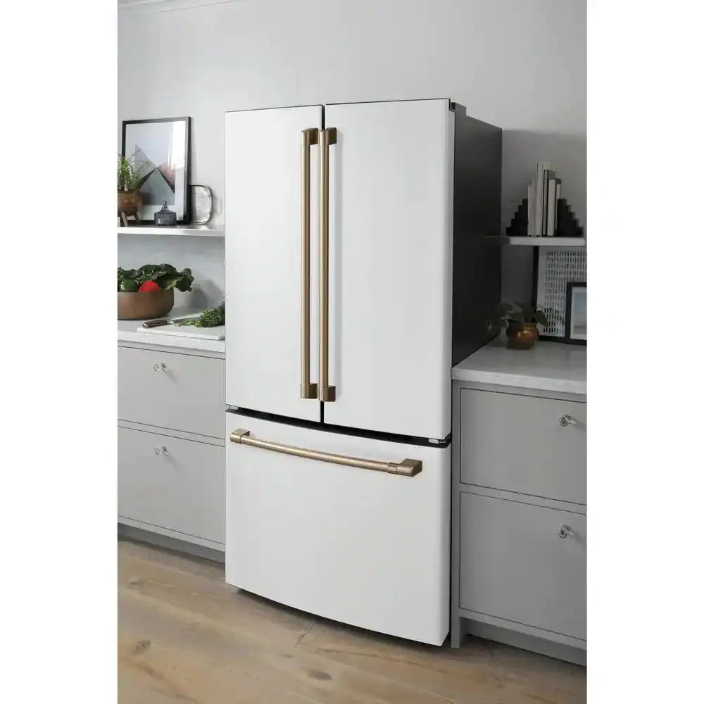 18.6 Cu. Ft. French Door Refrigerator in Matte White, Fingerprint Resistant, Counter Depth and ENERGY STAR | Fridge.com