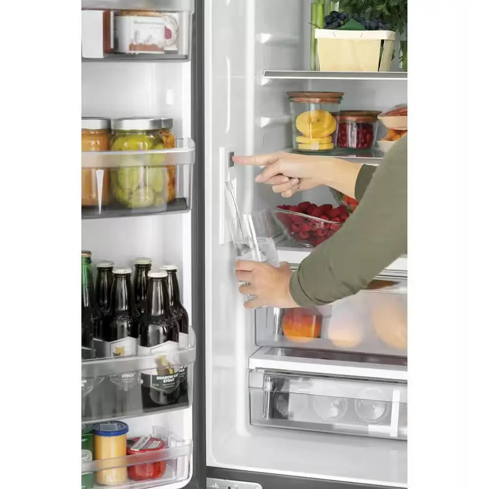 18.6 Cu. Ft. French Door Refrigerator in Matte White, Fingerprint Resistant, Counter Depth and ENERGY STAR | Fridge.com