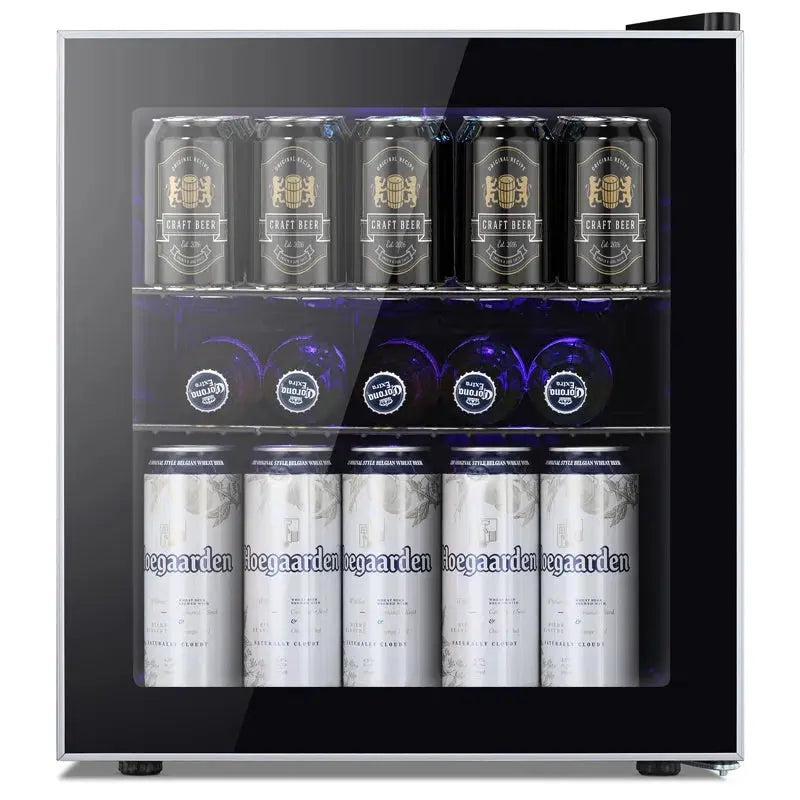 18.6" 17 Bottle Single Zone Freestanding Wine Refrigerator & Beverage Cooler | Fridge.com