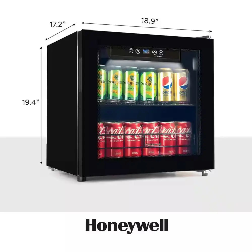 18.9 In. 48-Bottles Wine and Beverage 48-Can Beverage Cooler Fridge in Stainless Steel with Digital Thermostat | Fridge.com