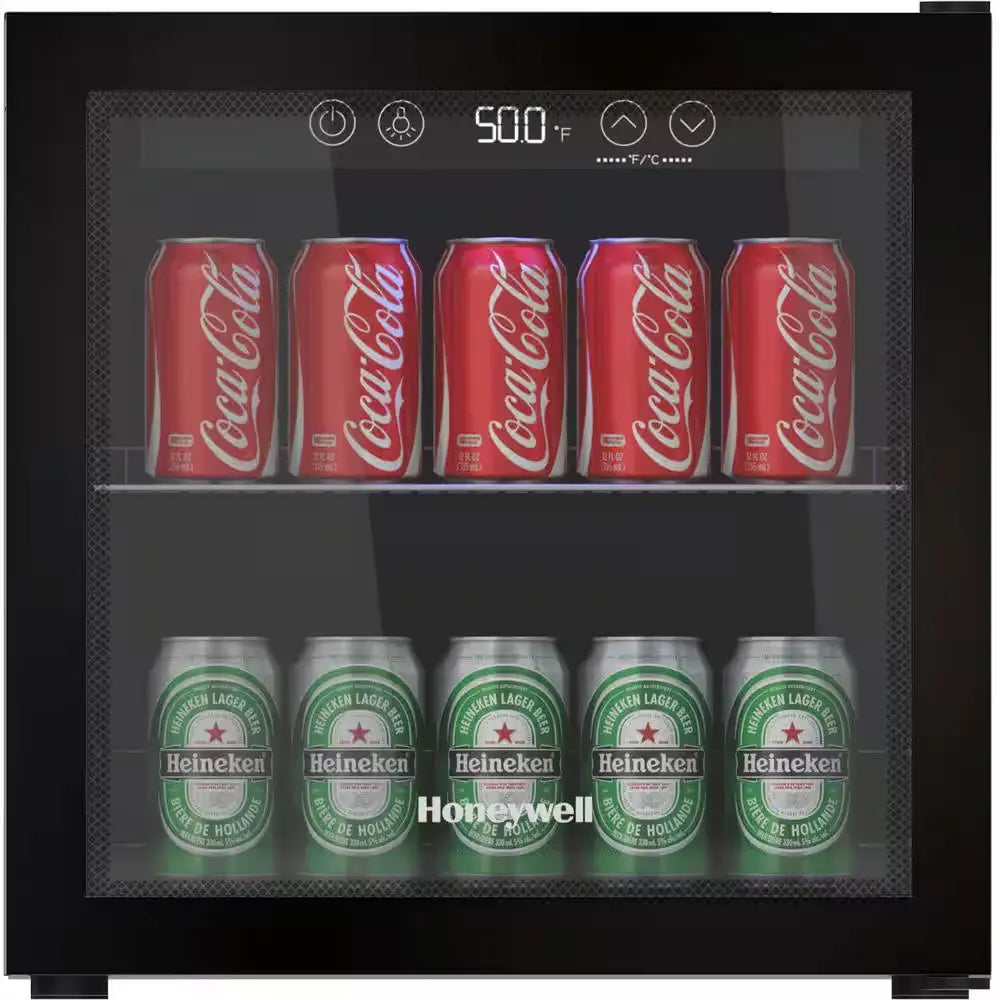 18.9 In. 48-Bottles Wine and Beverage 48-Can Beverage Cooler Fridge in Stainless Steel with Digital Thermostat | Fridge.com