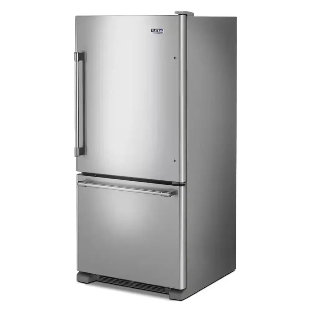 19 Cu. Ft. Bottom Freezer Refrigerator in Fingerprint Resistant Stainless Steel | Fridge.com