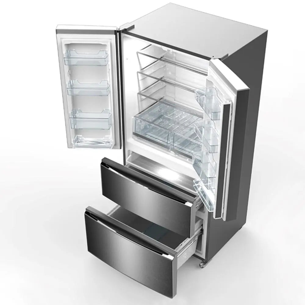 19 Cu. Ft. French Door Refrigerator - Stainless Steel | Impecca | Fridge.com