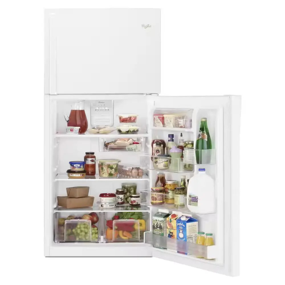 19.2 Cu. Ft. Top Freezer Refrigerator in White | Fridge.com