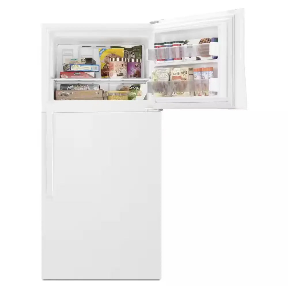 19.2 Cu. Ft. Top Freezer Refrigerator in White | Fridge.com