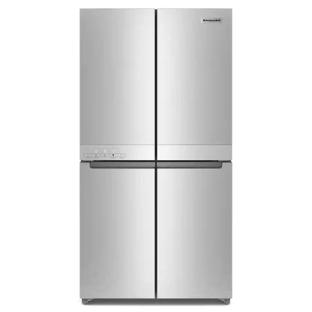 19.4 Cu. Ft. 36 In. W Counter-Depth 4-Door Refrigerator with Printshield Finish | Fridge.com