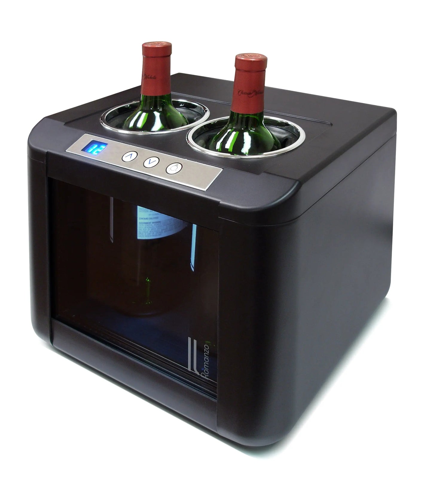 2-Bottle Thermoelectric Open Wine Cooler | Fridge.com