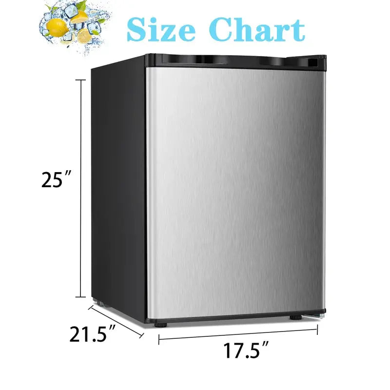 2.1 Cubic Feet Undercounter Upright Freezer with Adjustable Temperature Controls | Fridge.com