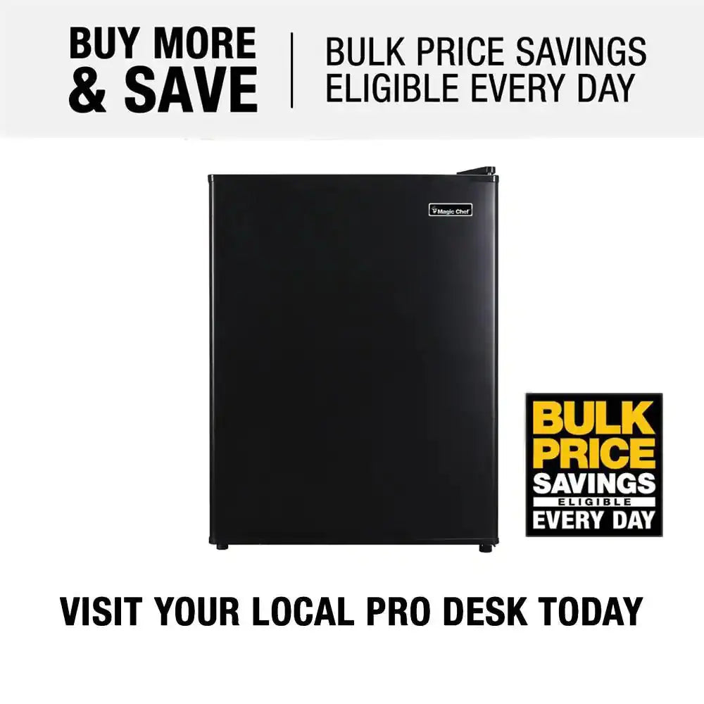 2.4 Cu. Ft. Mini Fridge in Black | Fridge.com