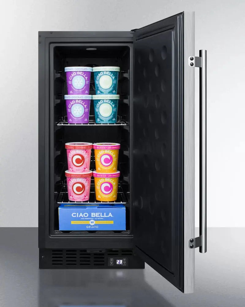 2.45 Cubic Feet Frost-Free Undercounter Upright Freezer with Adjustable Temperature Controls and LED Light | Fridge.com